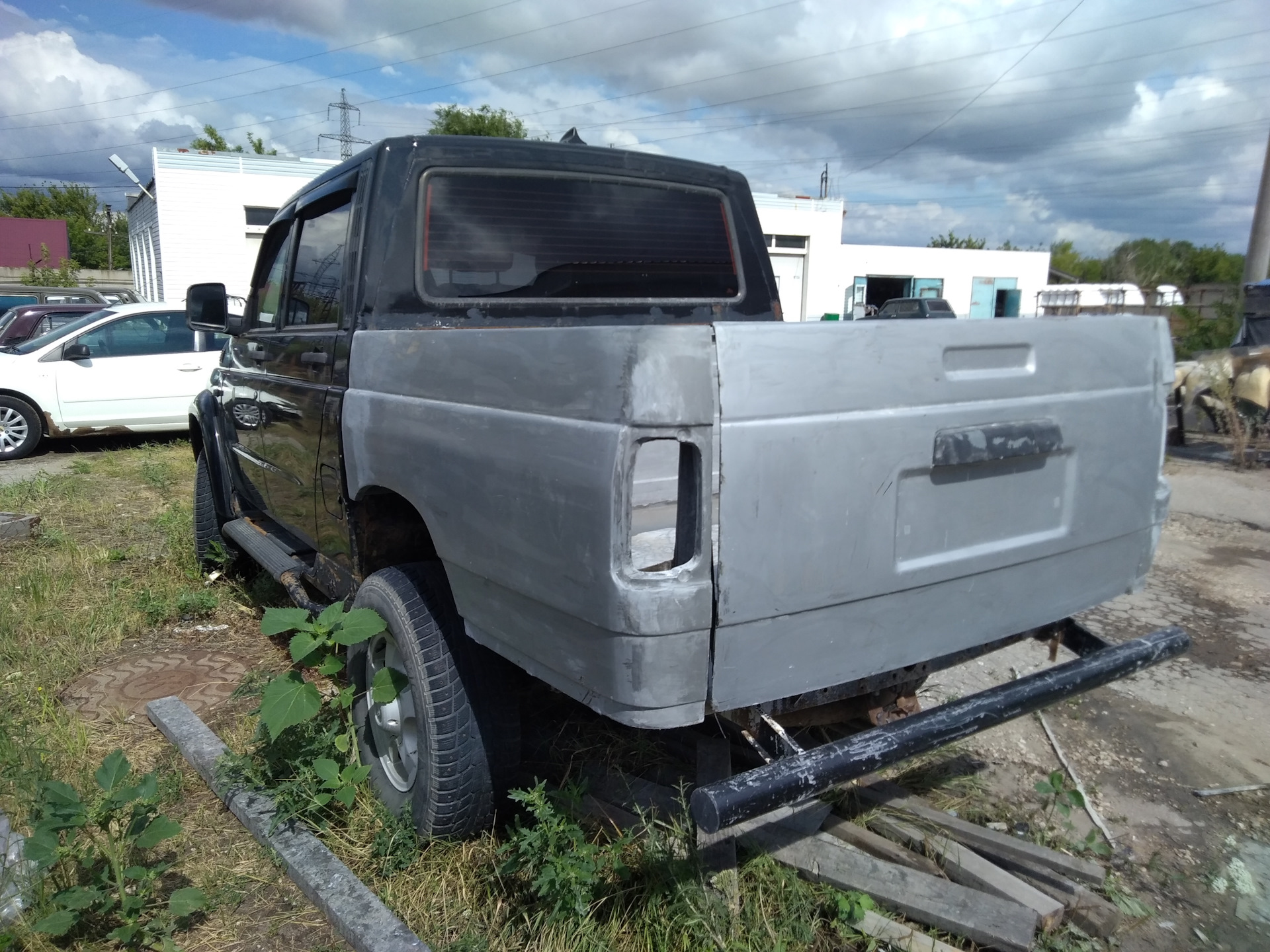 Грузовой отсек УАЗ Пикап стеклопласт. (некраш.) в г. Ульяновск |  МагазинУАЗ.рф